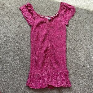 Pink bodycon dress